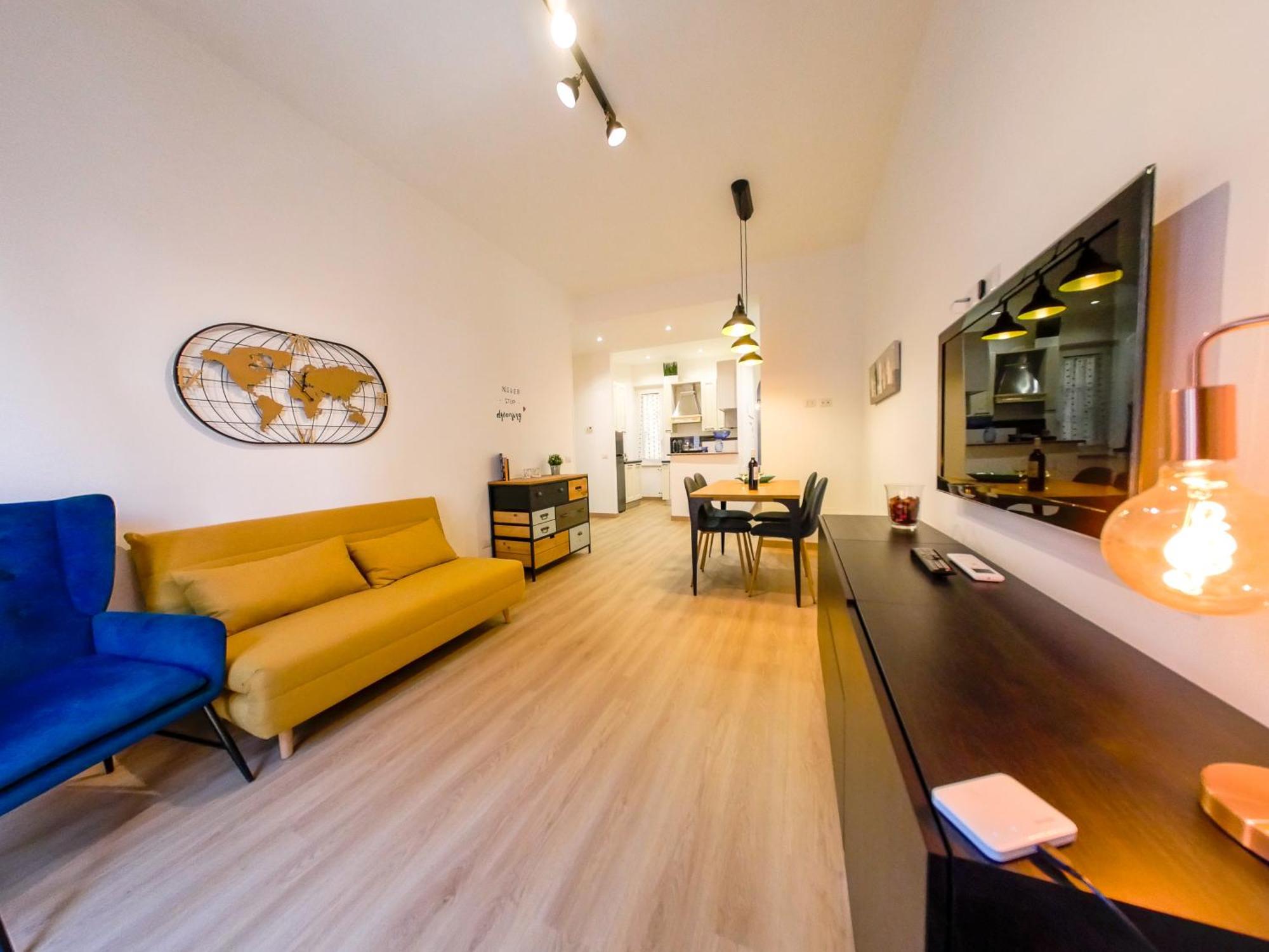 Chic Modern 2-Bedroom Near Metro Rome Buitenkant foto