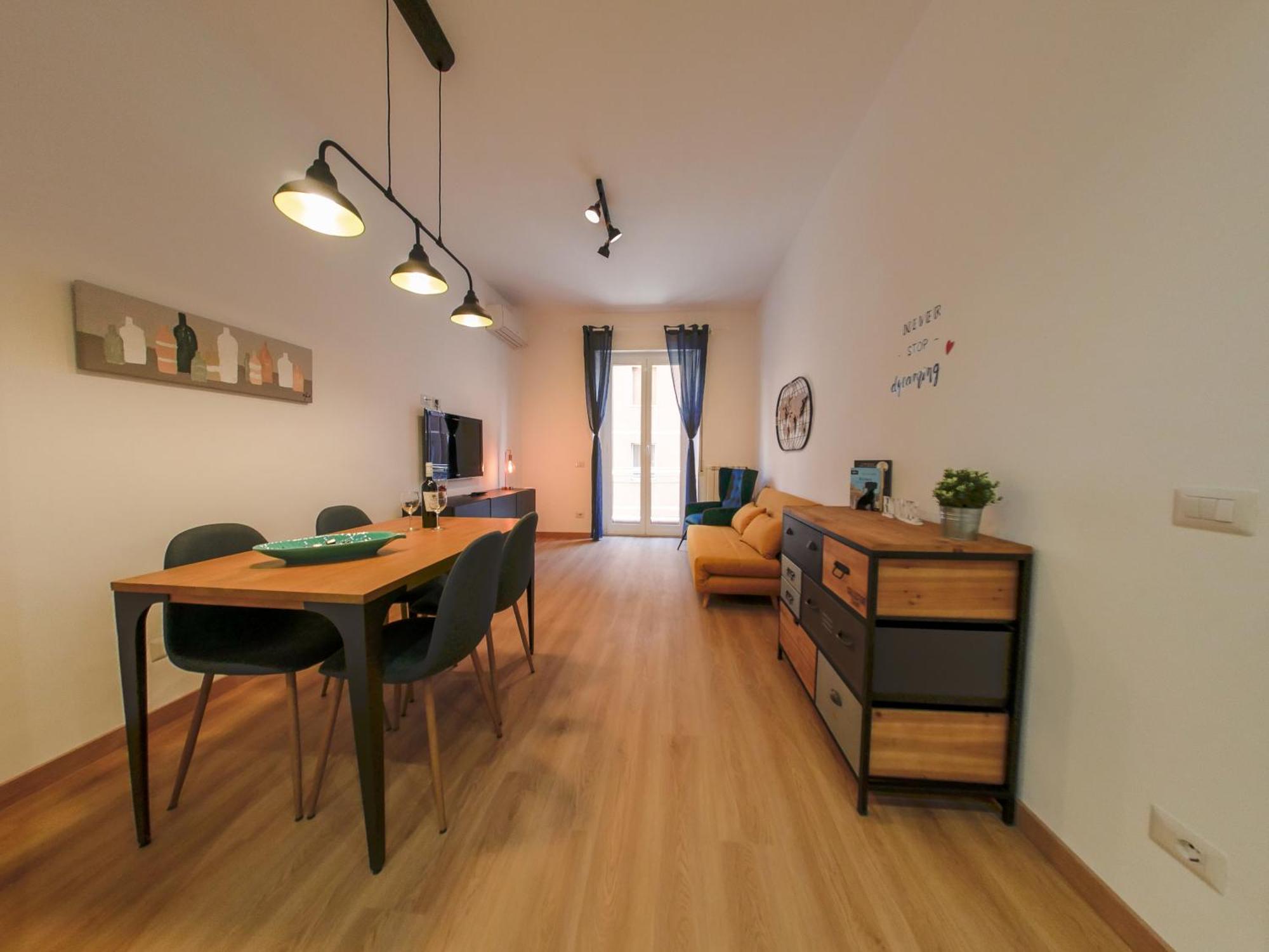 Chic Modern 2-Bedroom Near Metro Rome Buitenkant foto